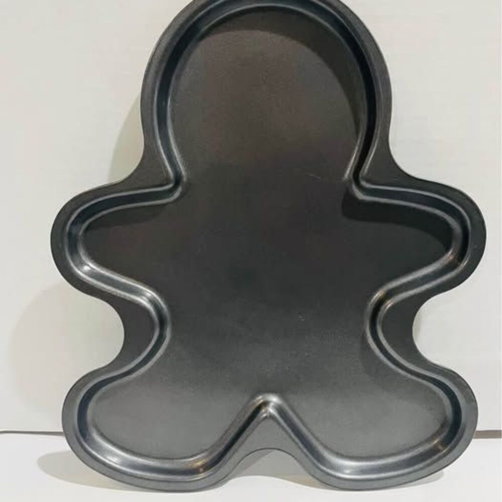 14” Gingerbread Man Cake Cookie Pan Mold Christmas Holiday